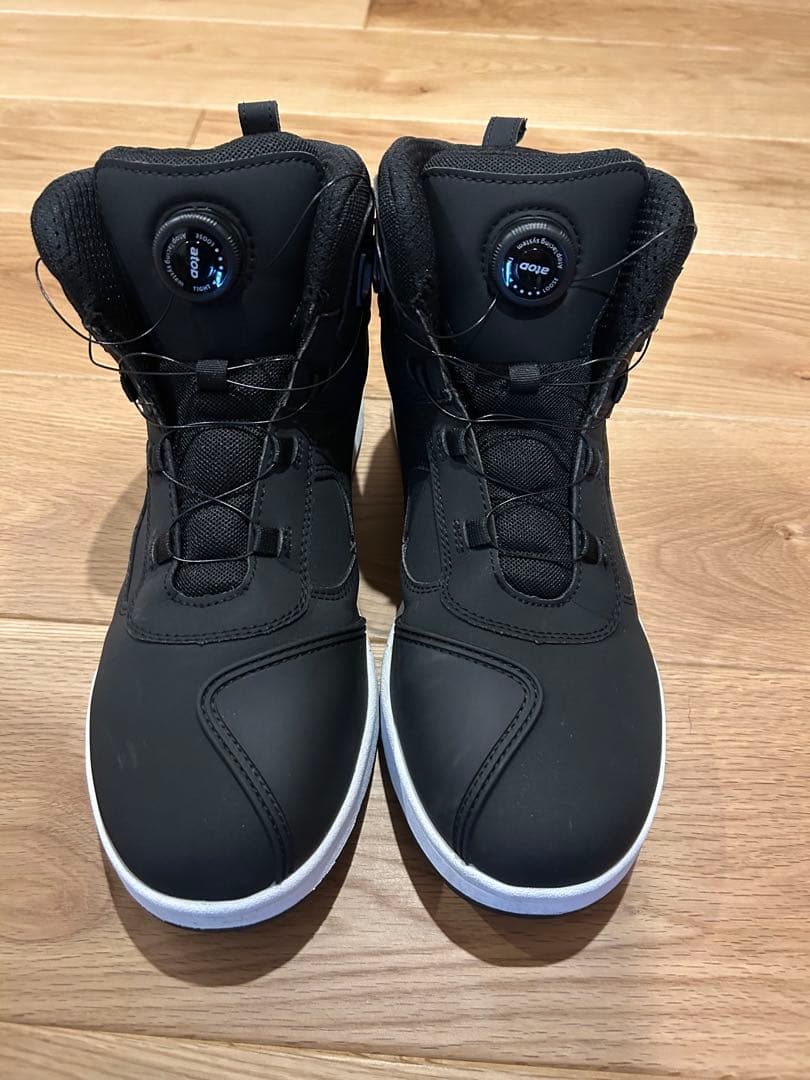 SCOYCO ライディングシューズ MT074 ブラック/ホワイト 27.0cm