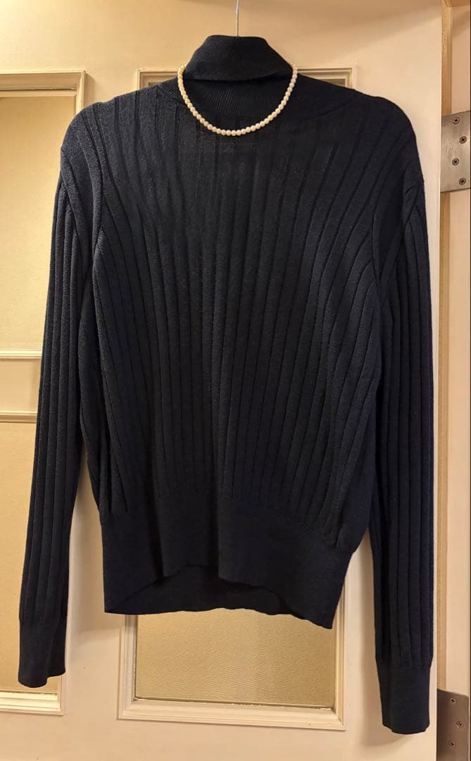 三越百貨店 白 シルバー金具 アコヤ本真珠 テリ良好 ネックレス 40cm 6㎜