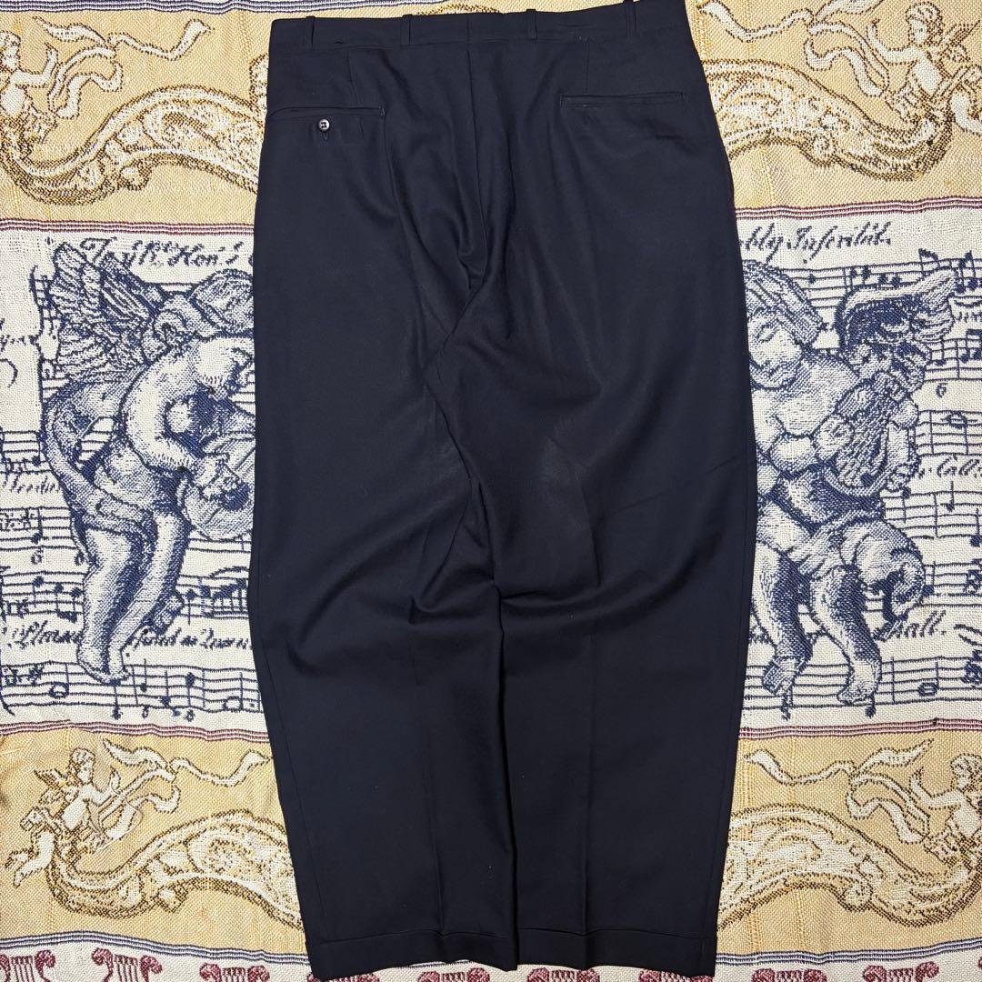 usa製 50s 60s ウール スラックス ネイビー ギャバスラ ギャバ