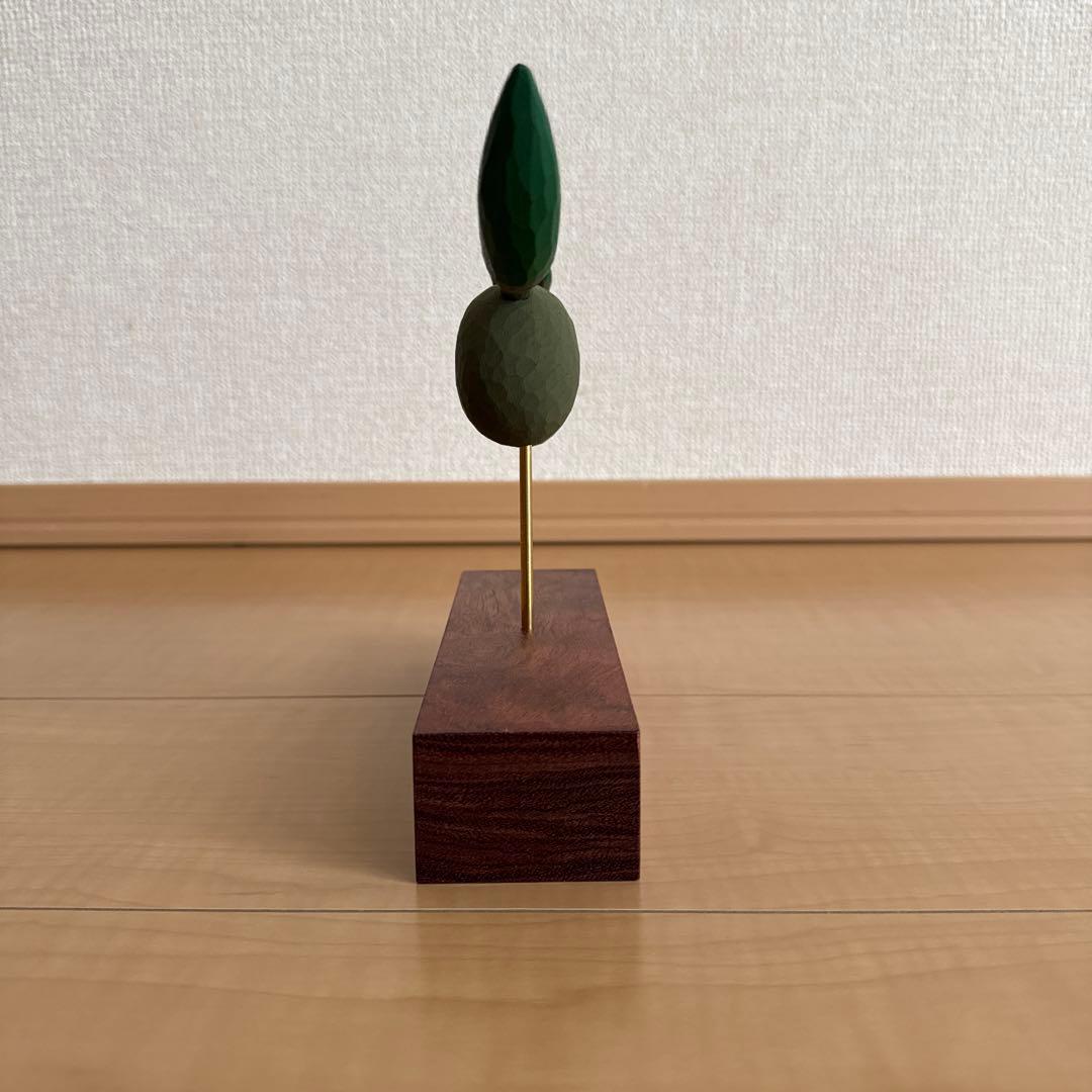 苔むす木工　オブジェ