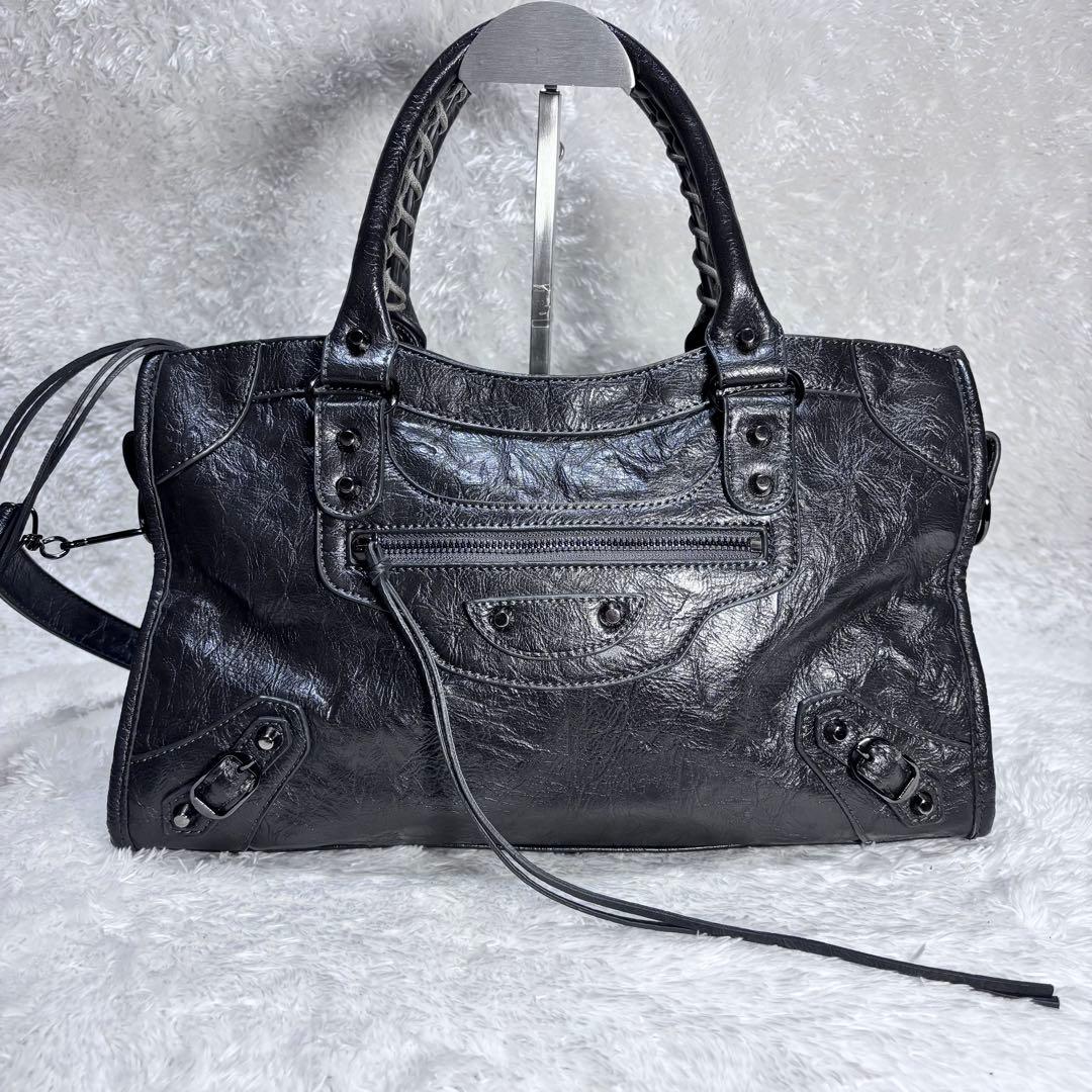 00s y2k アーカイブ シワ加工 レザー バッグ ショルダー可 A4