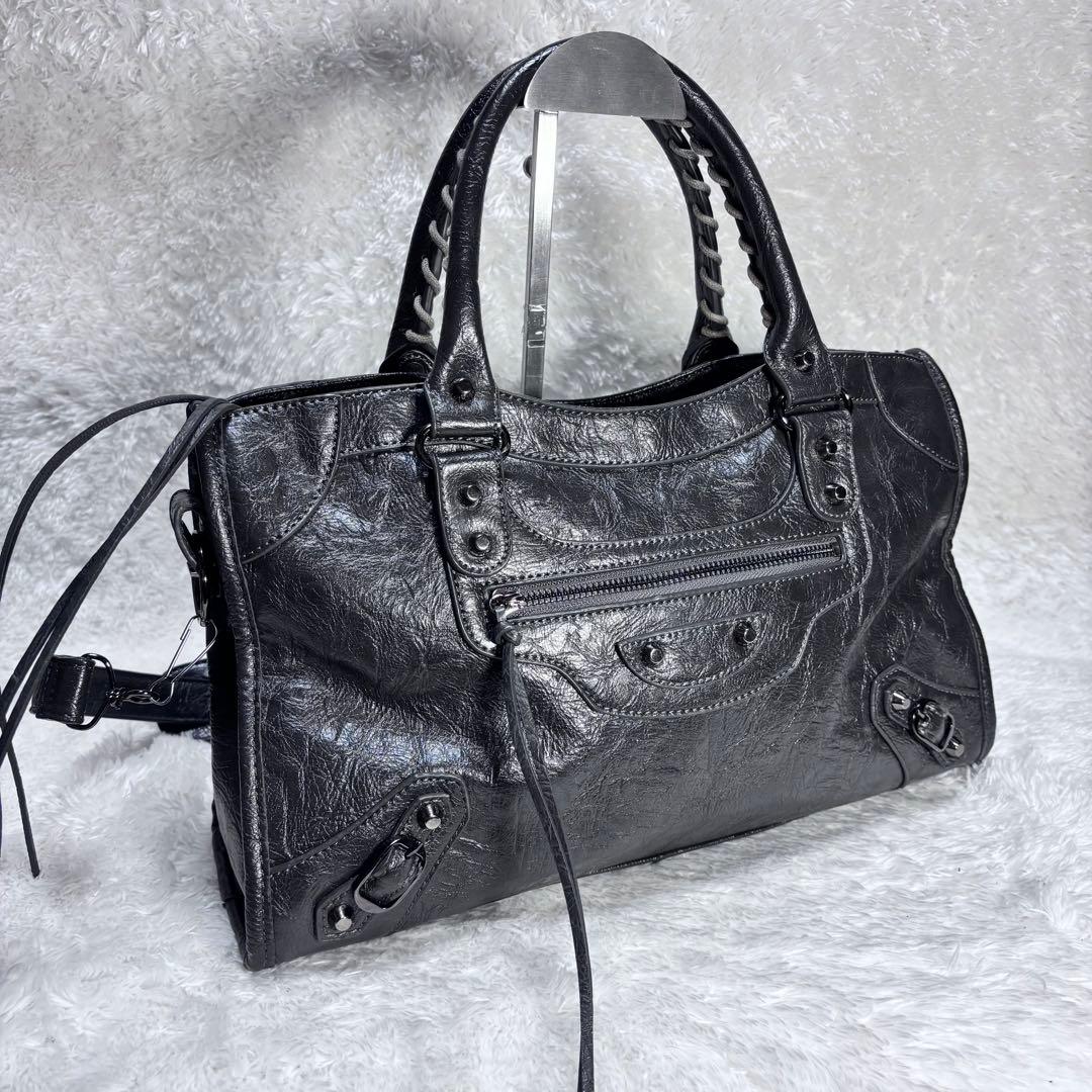 00s y2k アーカイブ シワ加工 レザー バッグ ショルダー可 A4