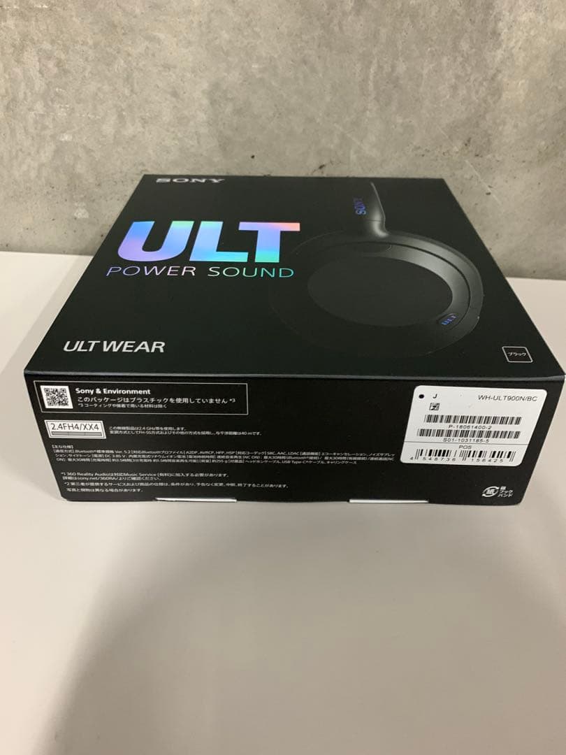 J2570 Sony WH-ULT900N/BC ワイヤレスヘッドホン