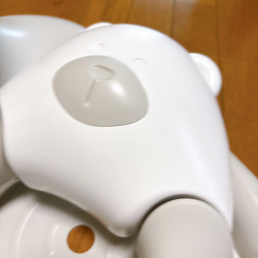 ベビーバスチェア クマの形状 ホワイト