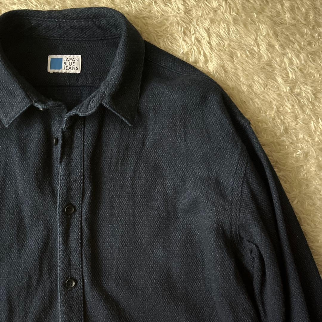 希少　完売　ジャパンブルージーンズ インディゴ　刺し子　シャツジャケット