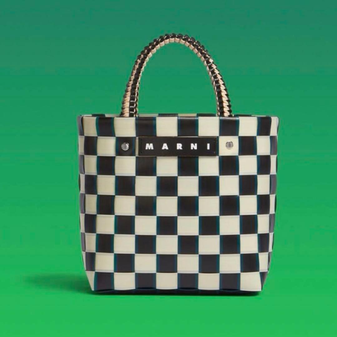 MARNI MARKET TAPE MINI BASKET アイボリー
