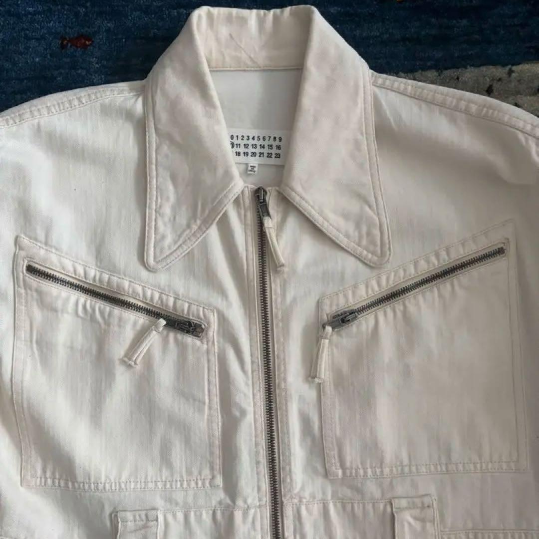 美品22SS Maison Margiela スラッシュジップコットンジャケット