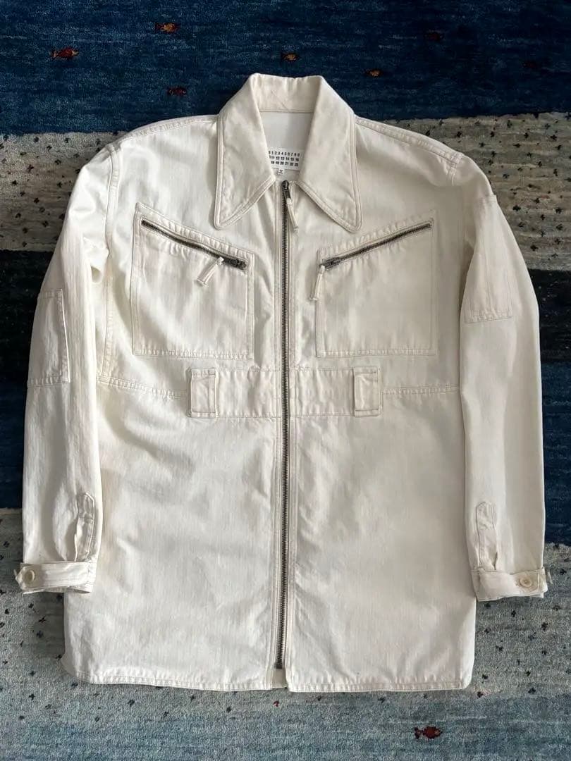 美品22SS Maison Margiela スラッシュジップコットンジャケット