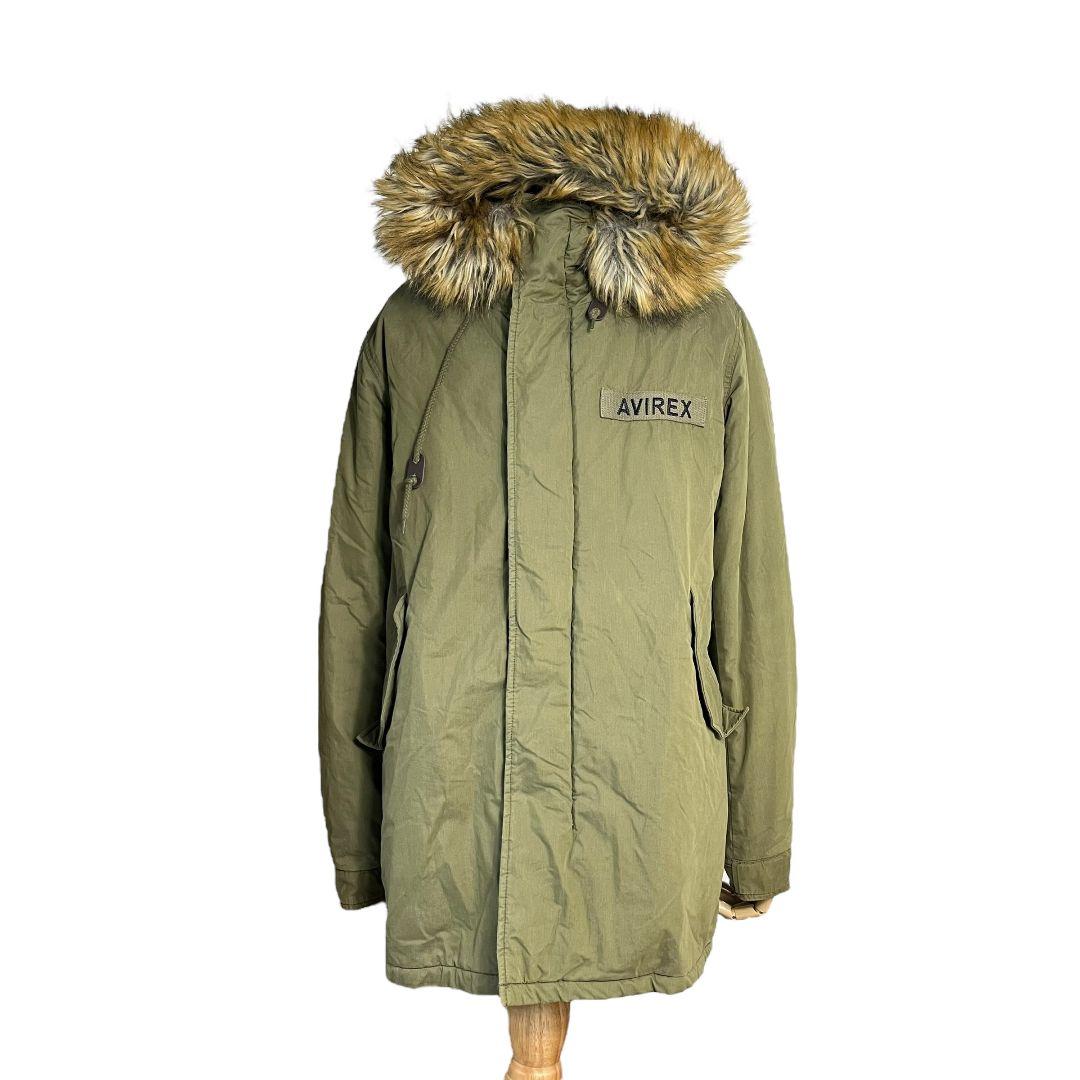 【 激レア 】 アヴィレックス　モッズコート　フード　ミリタリー　中綿　ファー