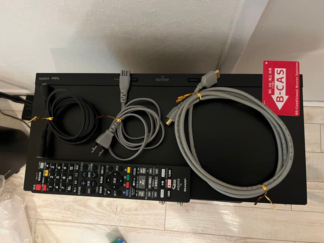 2番組同時録画 シャープ ブルーレイレコーダー アクオス BD-NW510