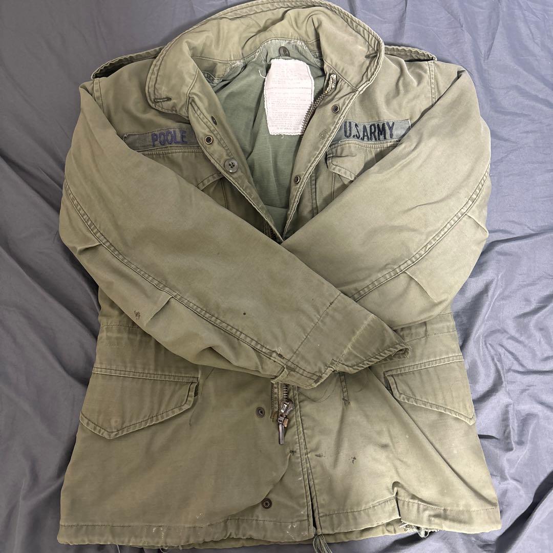 2nd M65 フィールドジャケット　60s 70s アルミジップ　実物