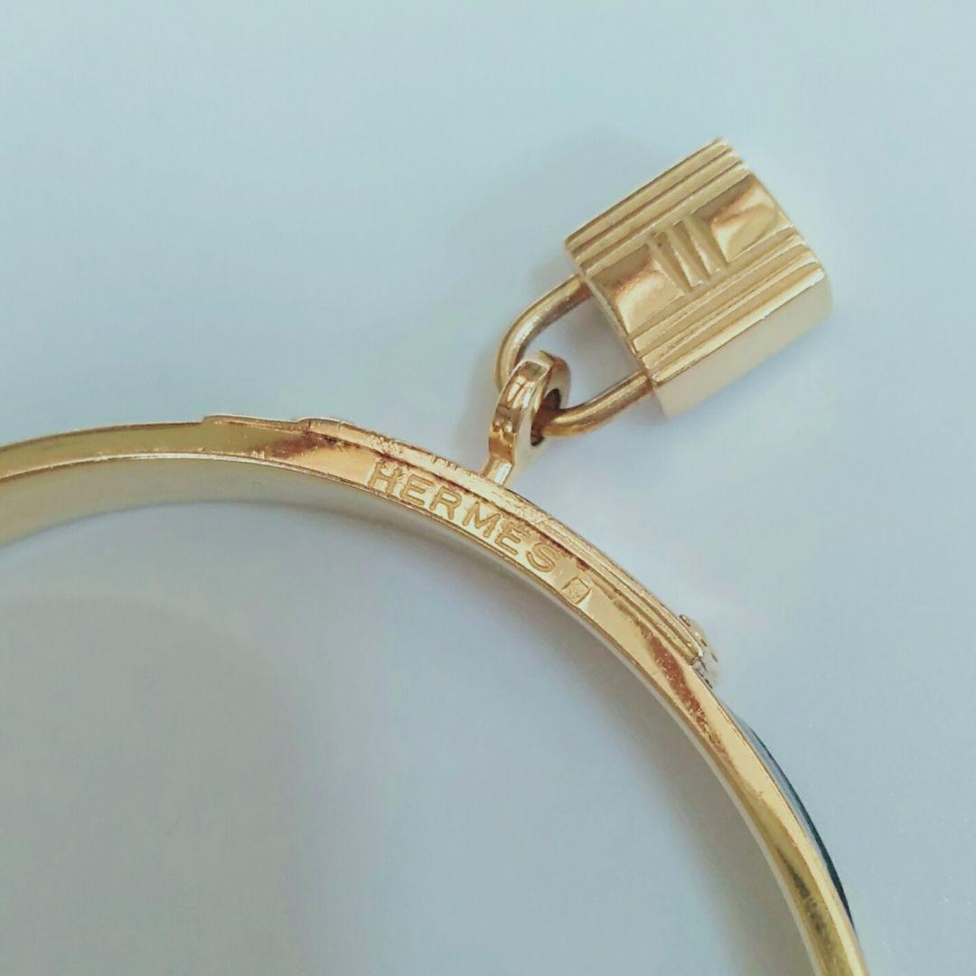 HERMES エルメス ケリー ブレスレット クロコ カデナ