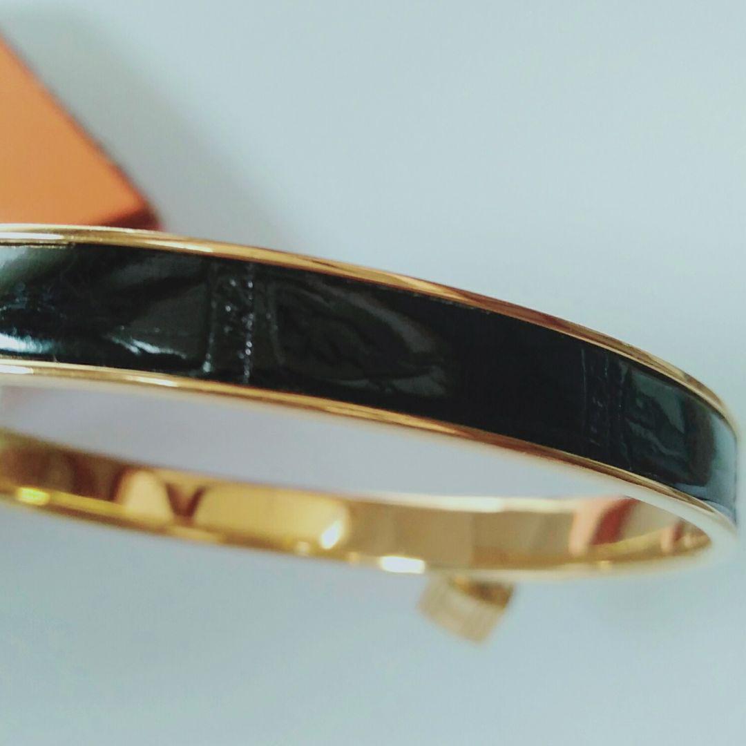 HERMES エルメス ケリー ブレスレット クロコ カデナ