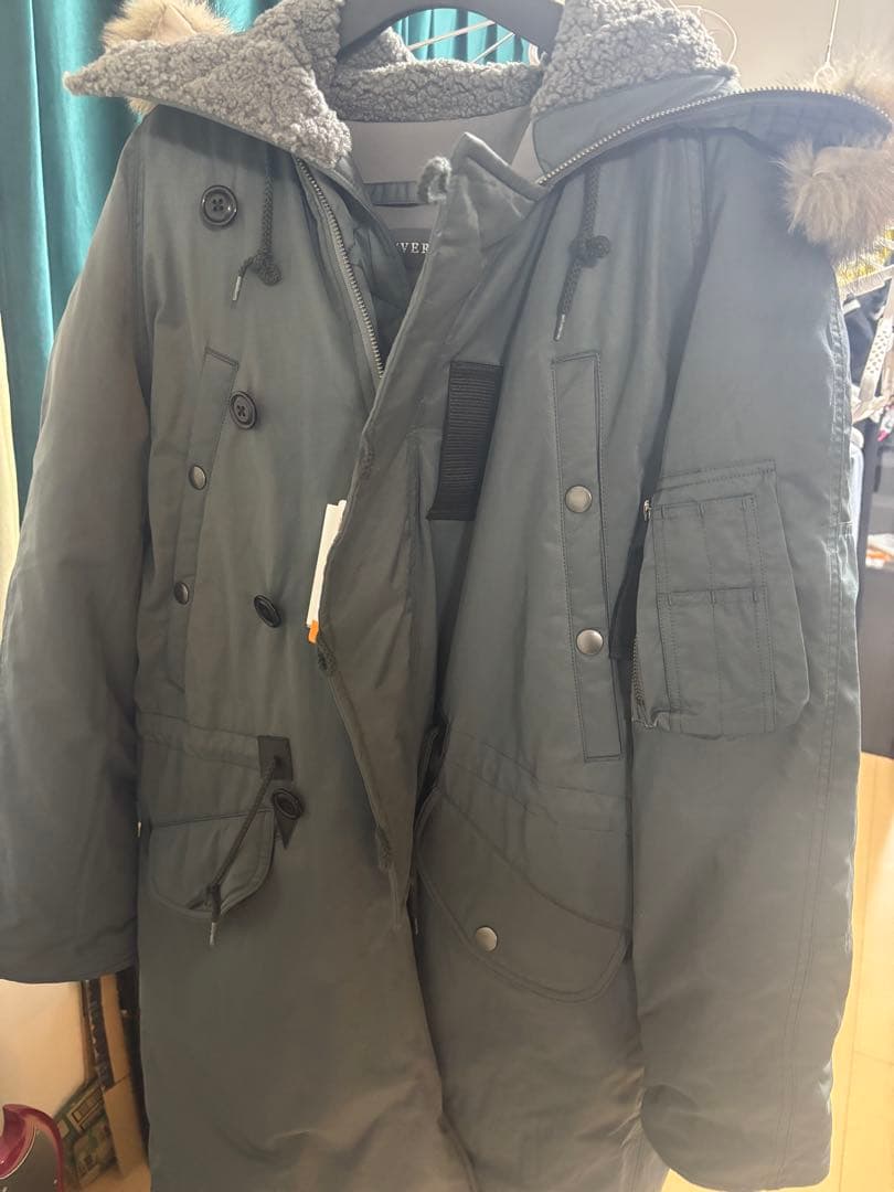 AIVER N3フライトコート グレイッシュブルー MSize