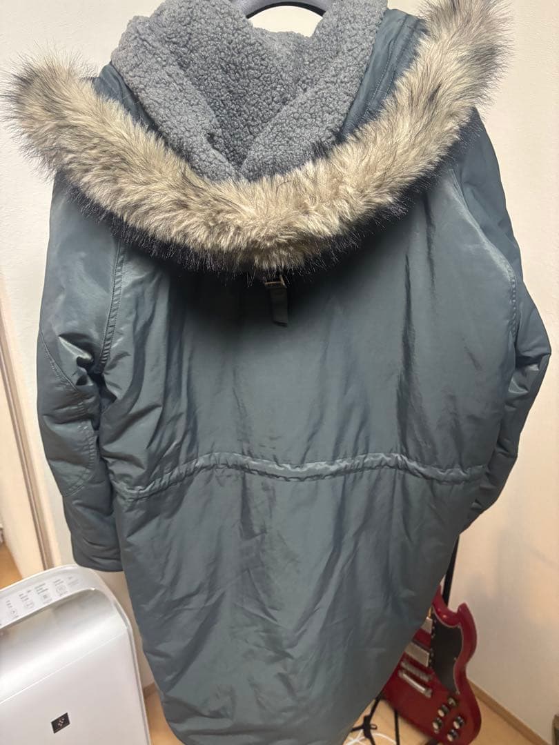 AIVER N3フライトコート グレイッシュブルー MSize