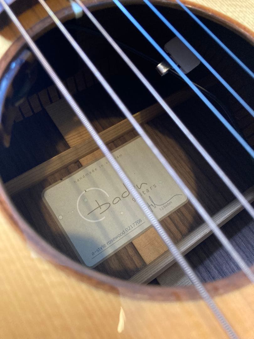 baden ギター　A style ベーデン　ハードケース付