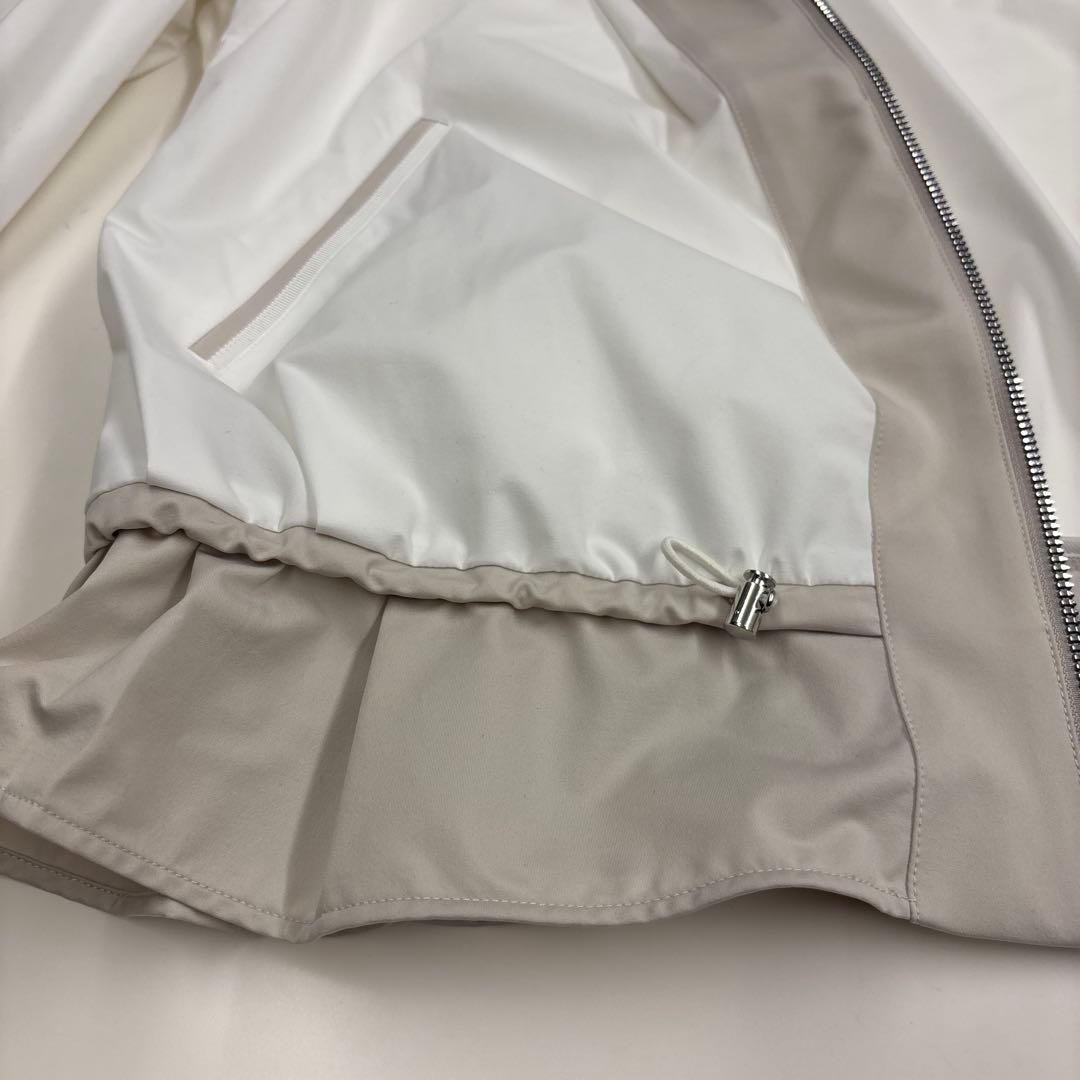 Y*o様 LANVIN SPORT スタンドカラー ジャケット M ホワイト/ベ