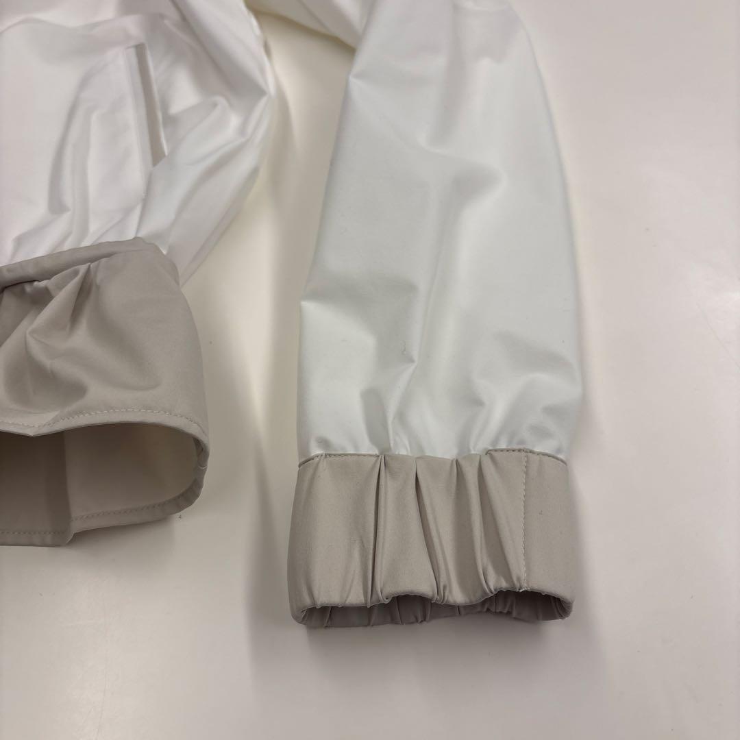 Y*o様 LANVIN SPORT スタンドカラー ジャケット M ホワイト/ベ