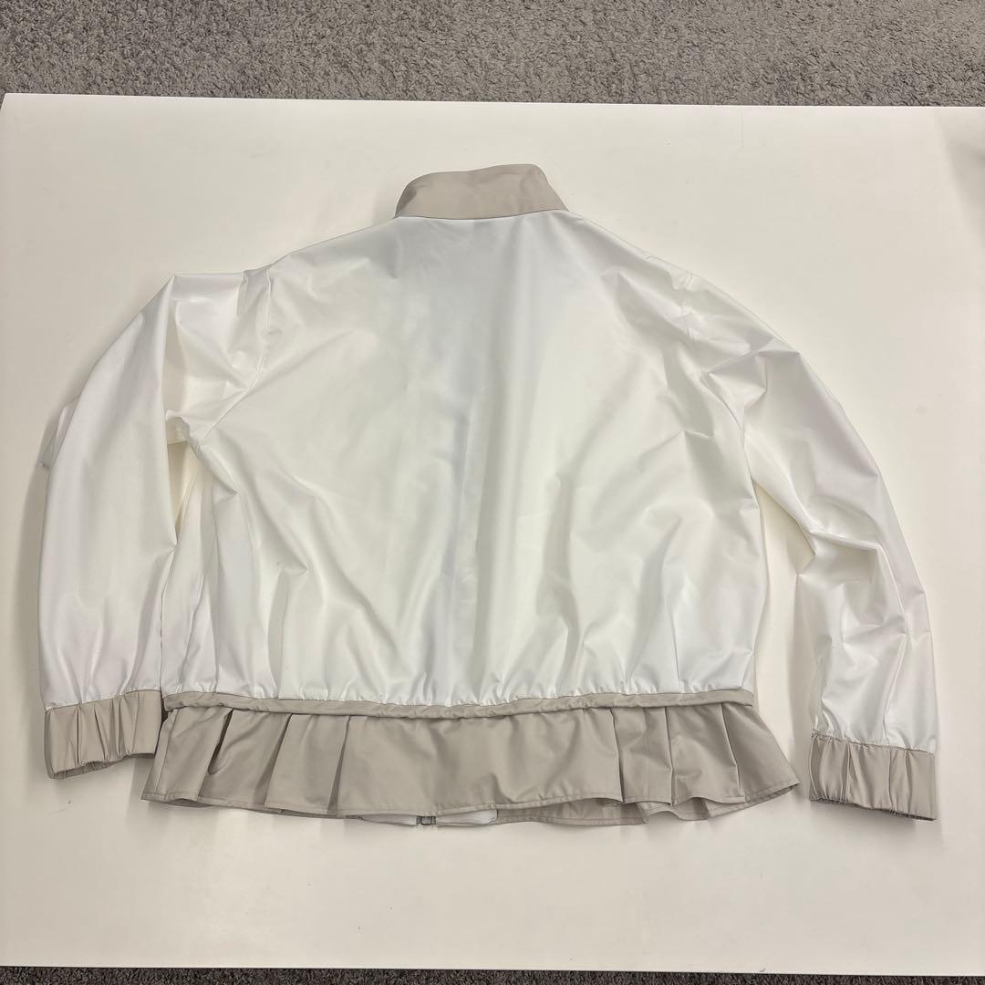 Y*o様 LANVIN SPORT スタンドカラー ジャケット M ホワイト/ベ