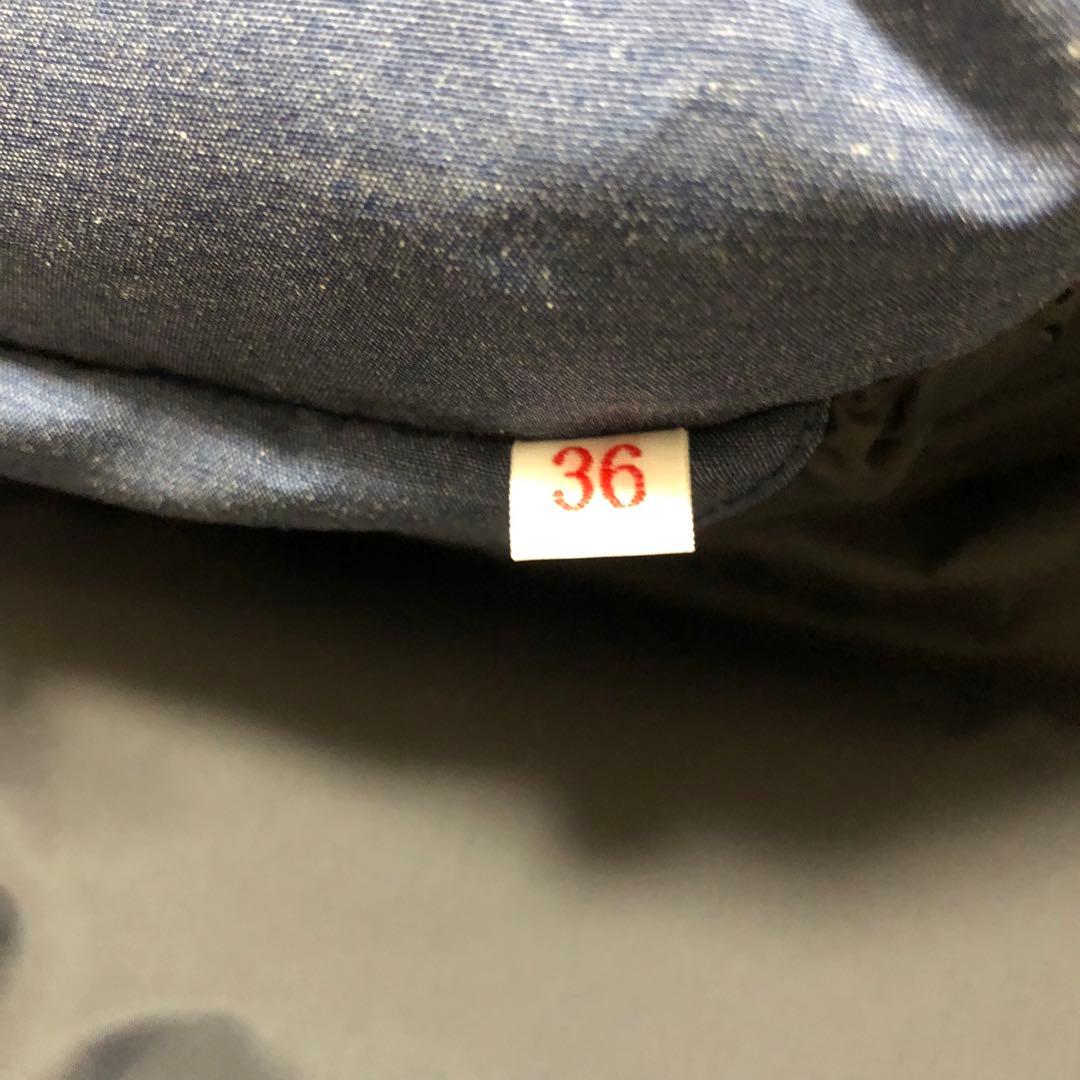 美品‼️ダントン ダウンベスト フード付き ネイビー 36