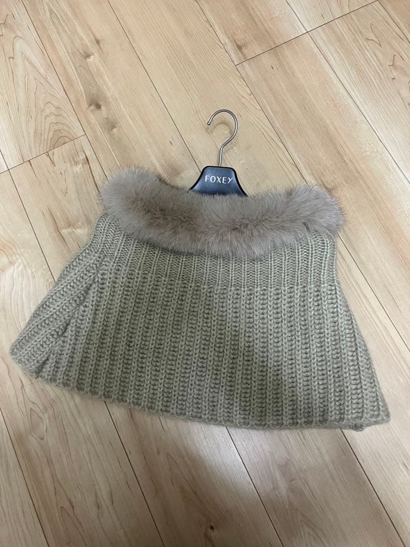 新品　マックスマーラ　フォックス　ファー　スヌード