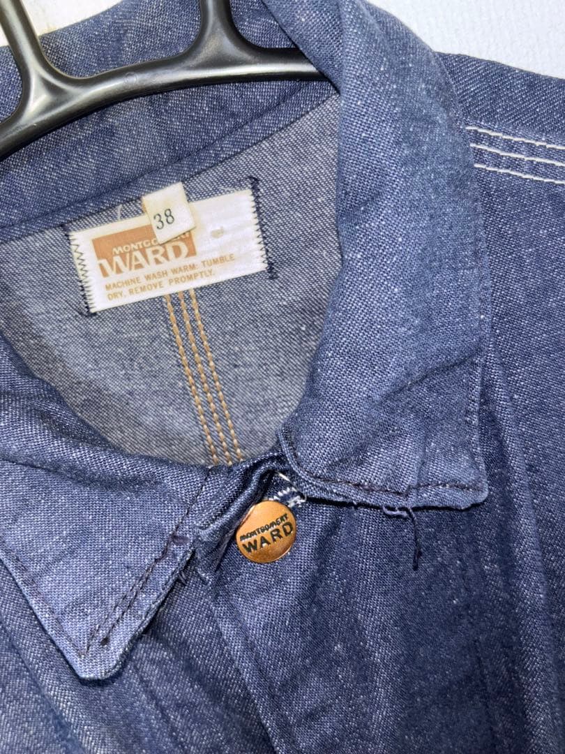 60〜70s Montgomery Ward Denim CoverAll