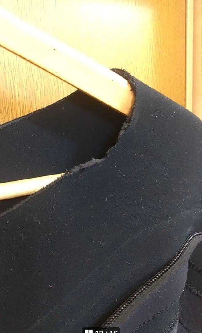 セミドライ　5/3㎜ 裏起毛　MLサイズ　ロングチェストジップ