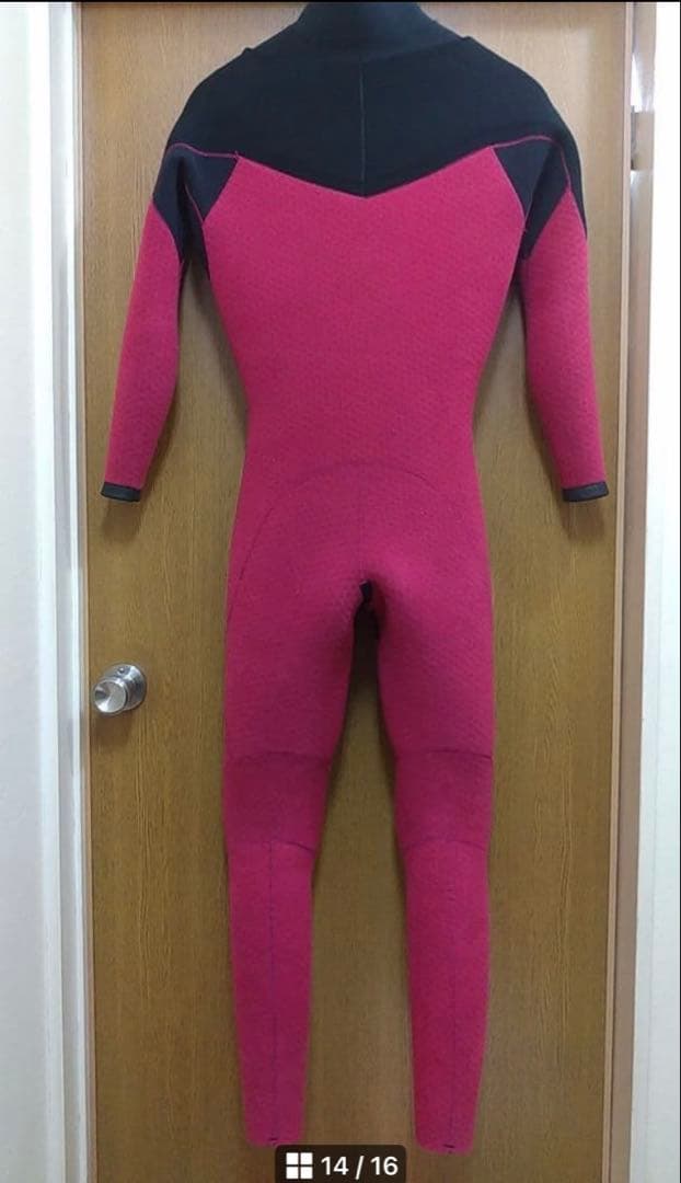 セミドライ　5/3㎜ 裏起毛　MLサイズ　ロングチェストジップ