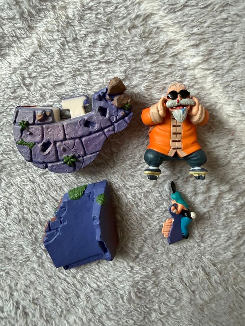 ドラゴンボールカプセル　メモリーズ編　ボーナスパーツ　亀仙人＆ブルマ 欠品あり