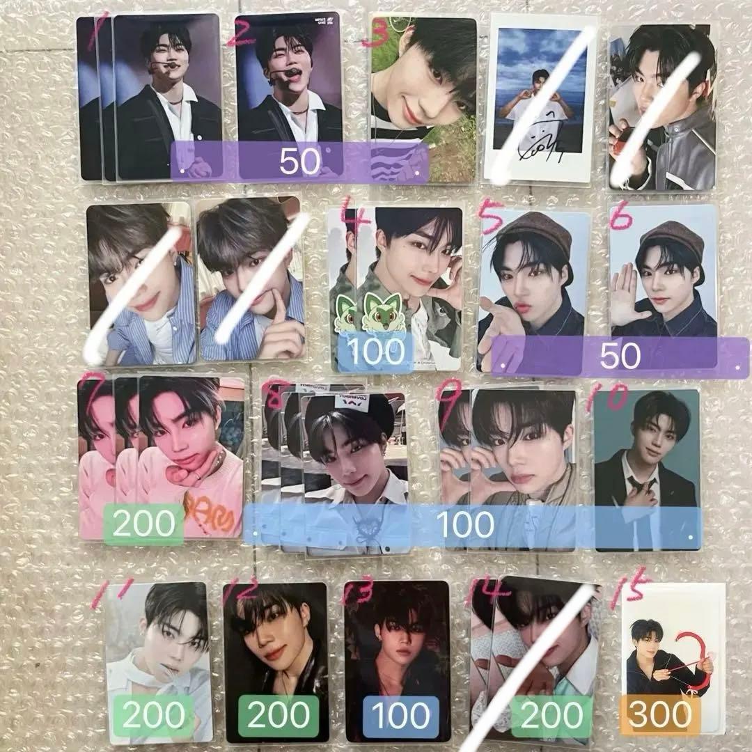 ZEROBASEONE キムギュビン パクゴヌク ハンユジン トレカまとめ売り
