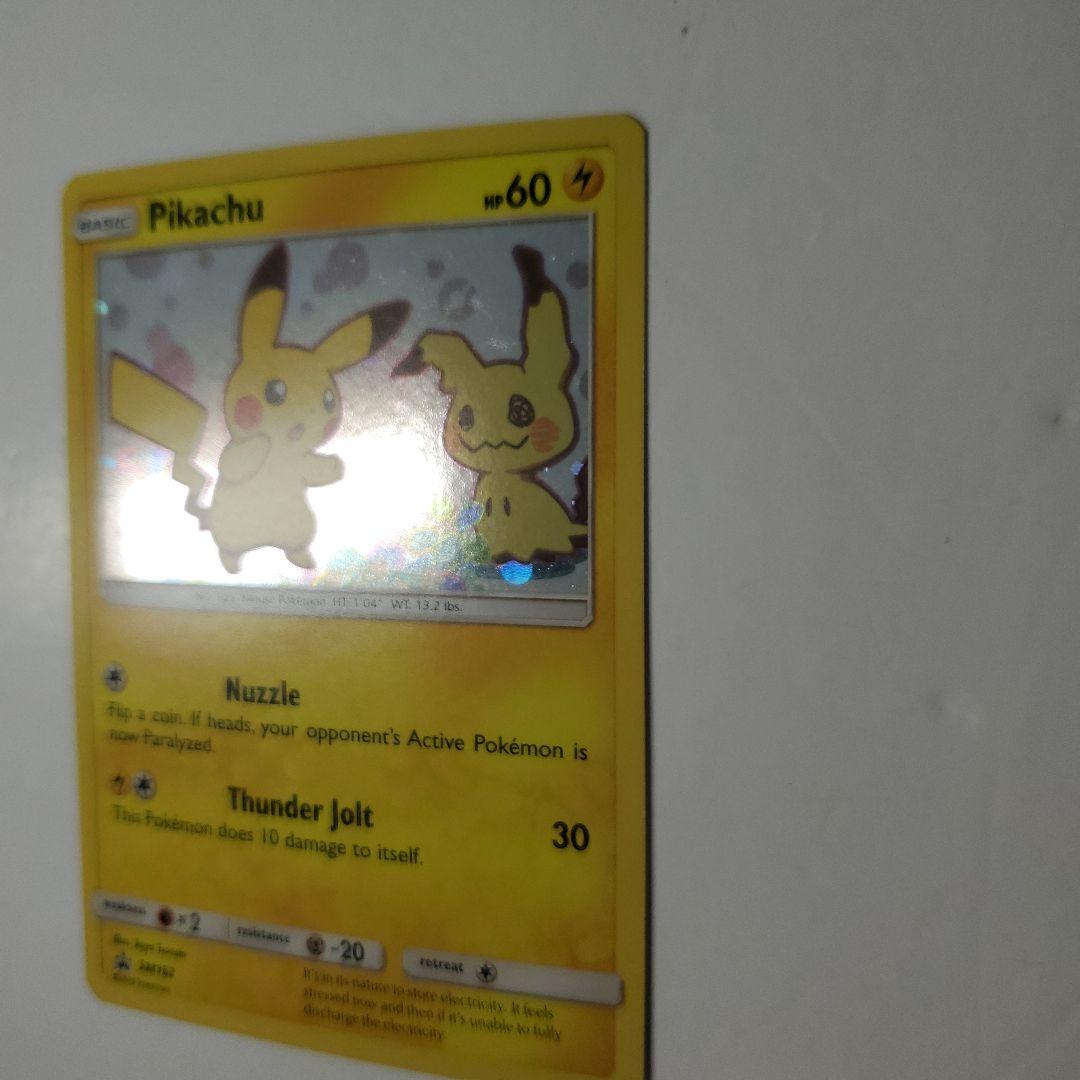 ピカチュウ　ミミッキュだよ　英語　プロモ　ポケモンカード