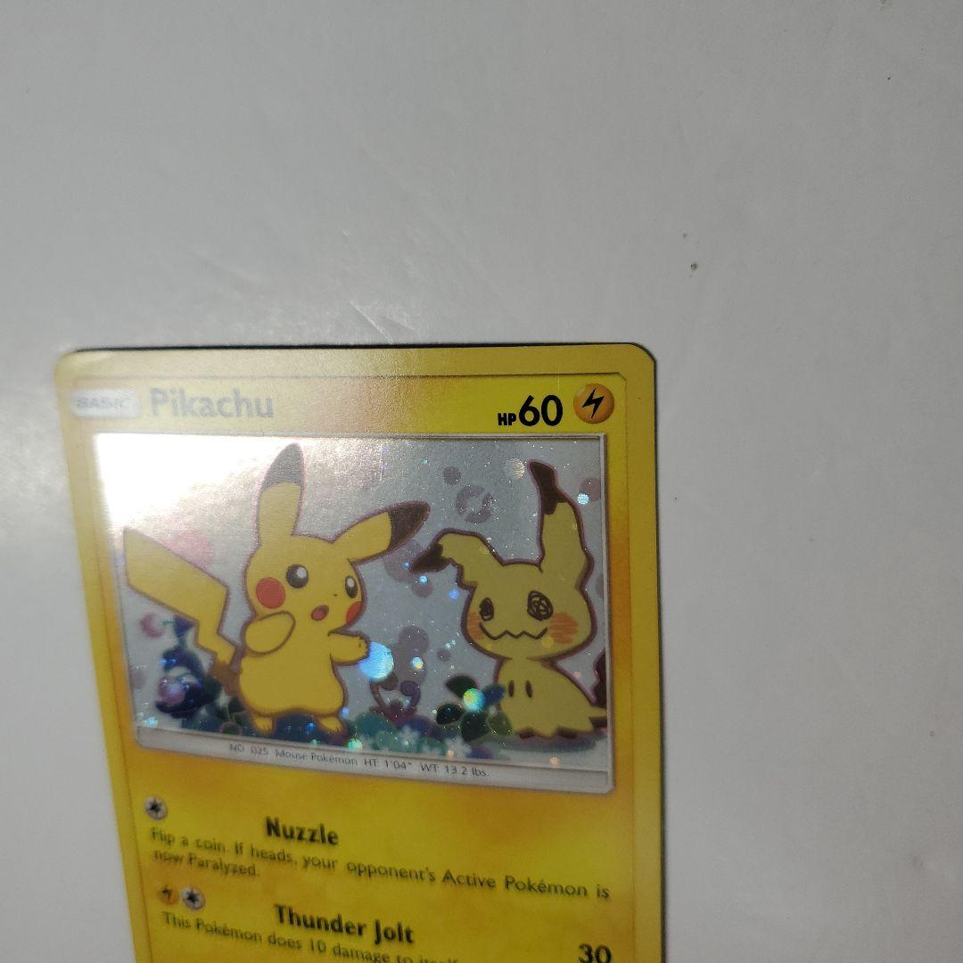 ピカチュウ　ミミッキュだよ　英語　プロモ　ポケモンカード