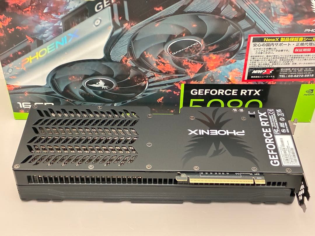 新品同様GeForce RTX5080 GAINWARD PHOENIX グラボ