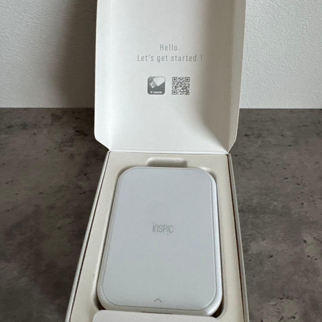 ま*◢様 美品Canon PV-223 WH ミニプリンターiNSPiC