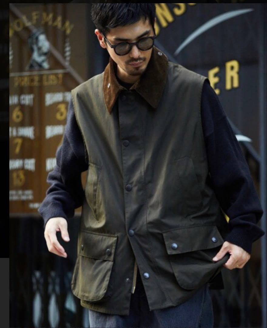 Barbour FREAK'S 別注 BEDALE VEST バブアー ベスト