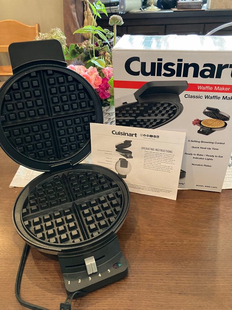【美品】クイジナートCuisinartワッフルメーカー