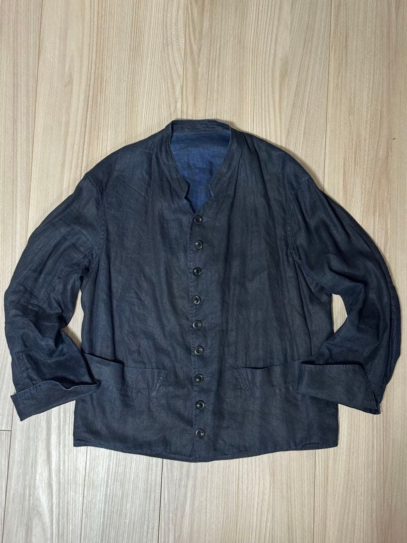 アナトミカ　dolman リネン　インディゴ　スミコート　46