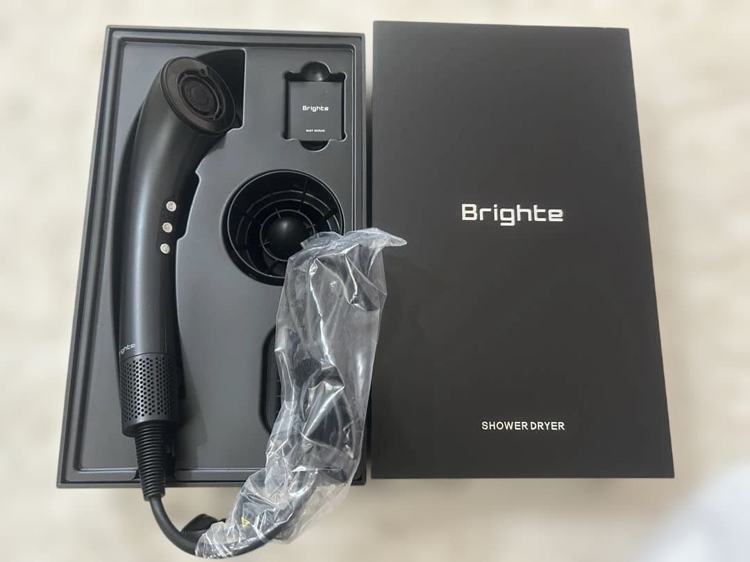 brighte シャワードライヤー黒