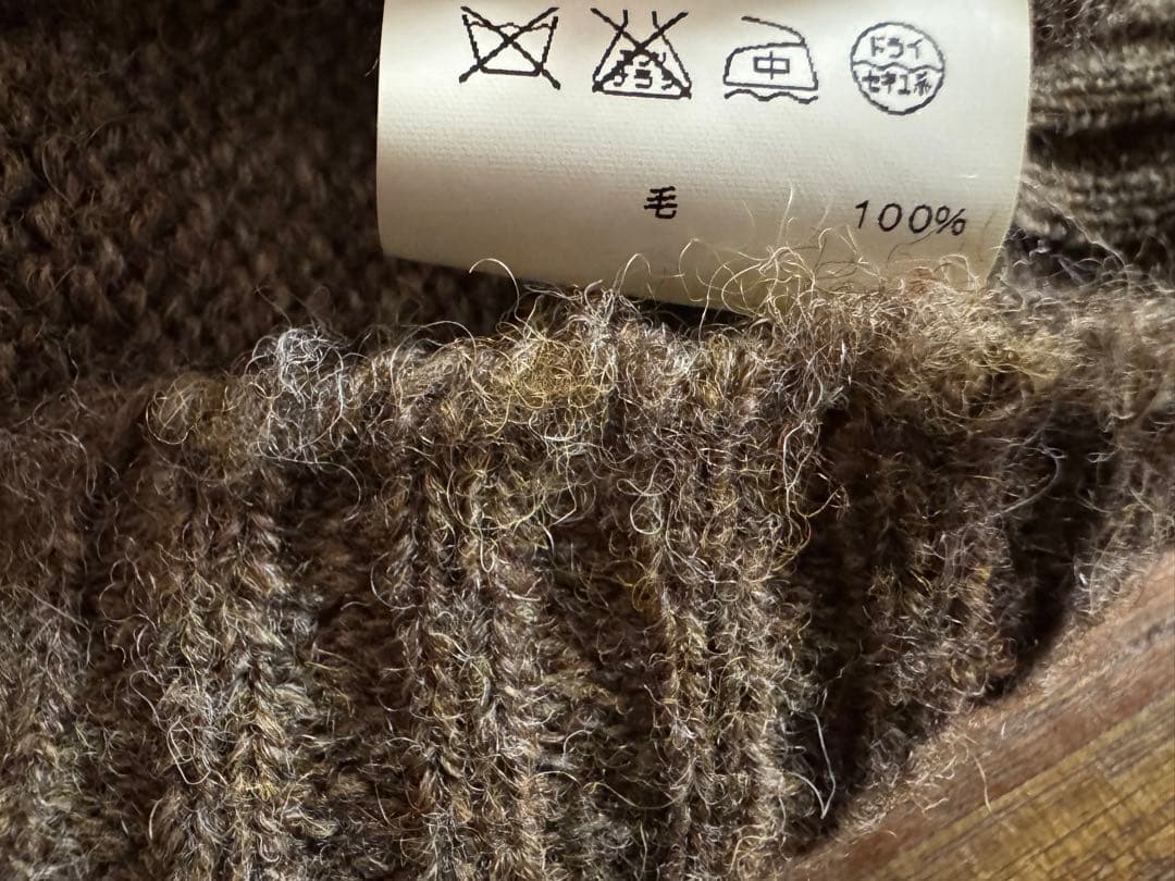 ships＊Jamieson'sジャガードシャギーニットベストL