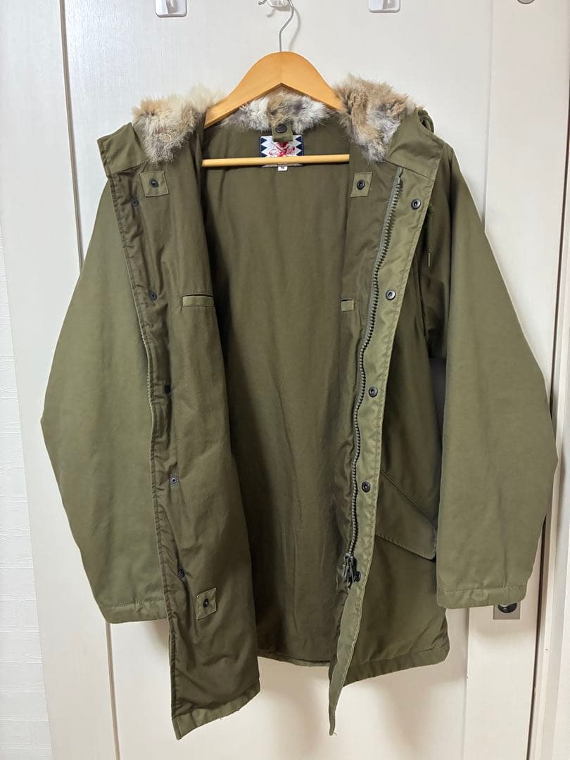 SON OF THE CHEESE サノバチーズ モッズコート ラビットファー