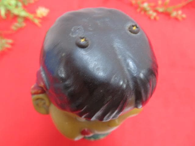 ま*う様 【ee1425/6】不二家のミルキー　ペコちゃん 　首振り人形ソフビ