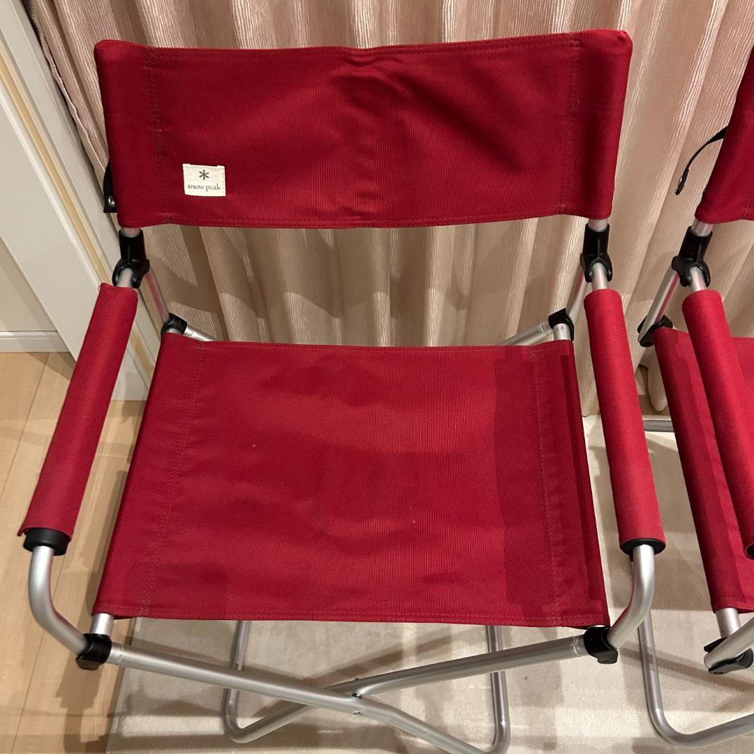  peak（スノーピーク） FDチェアワイド RD　４脚セット