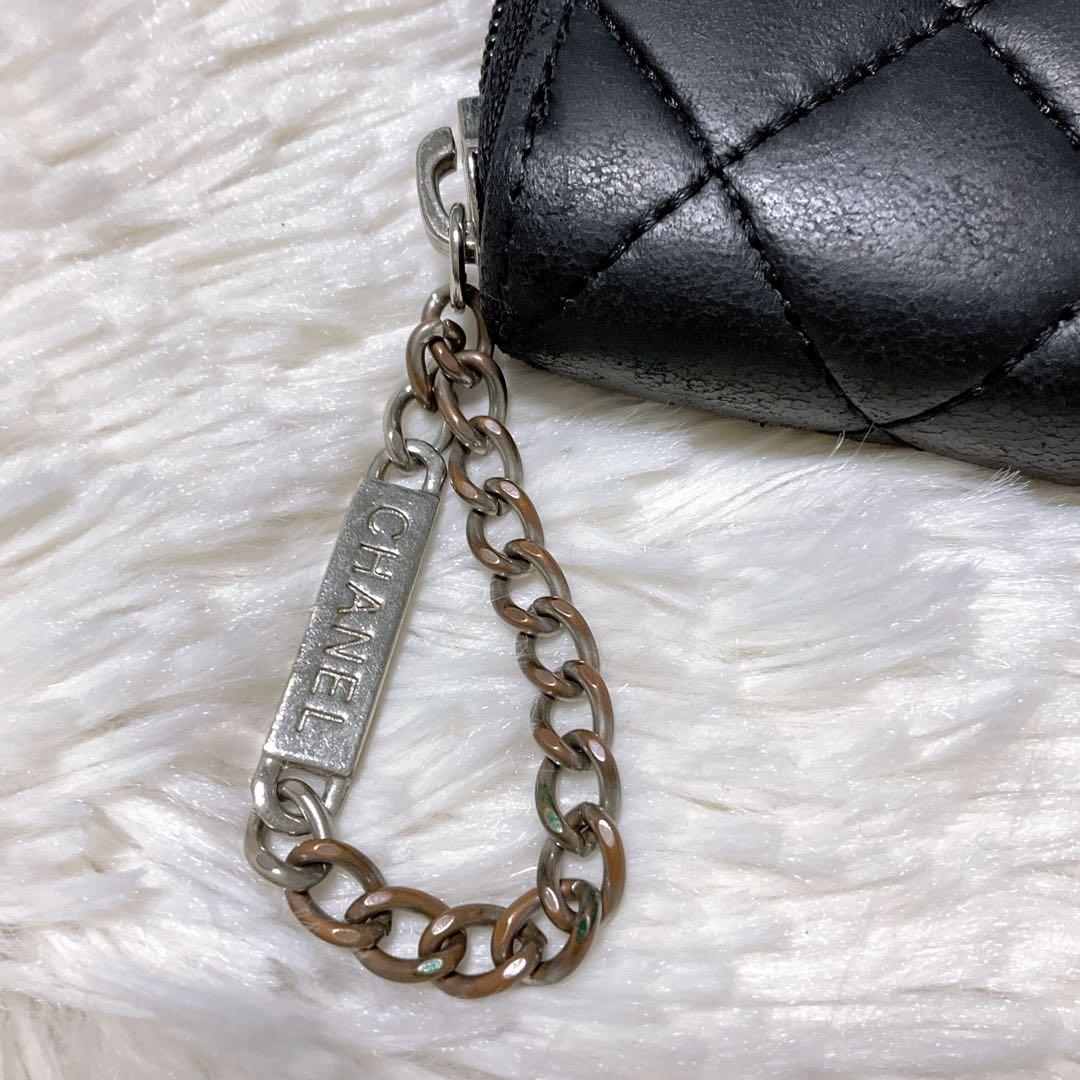 ♡希少♡シャネル CHANEL 長財布 カンボンライン　ファスナー ココマーク黒