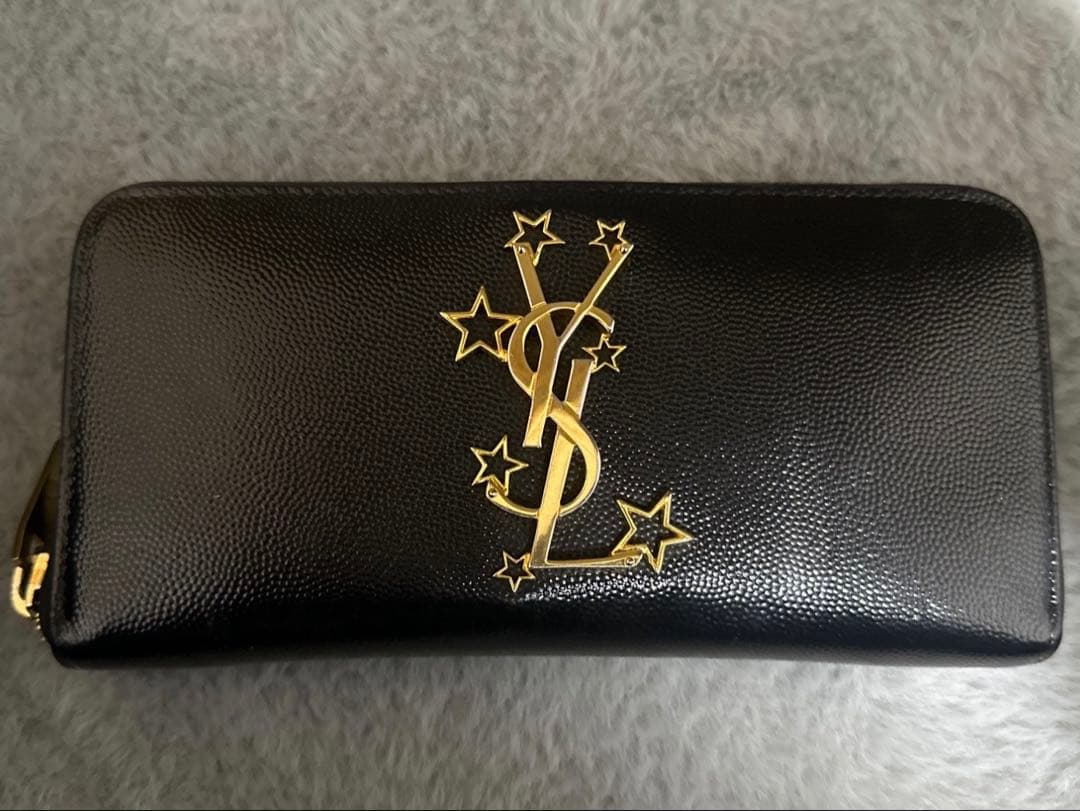 の*ぶ様 Saint Laurent ブラック 長財布