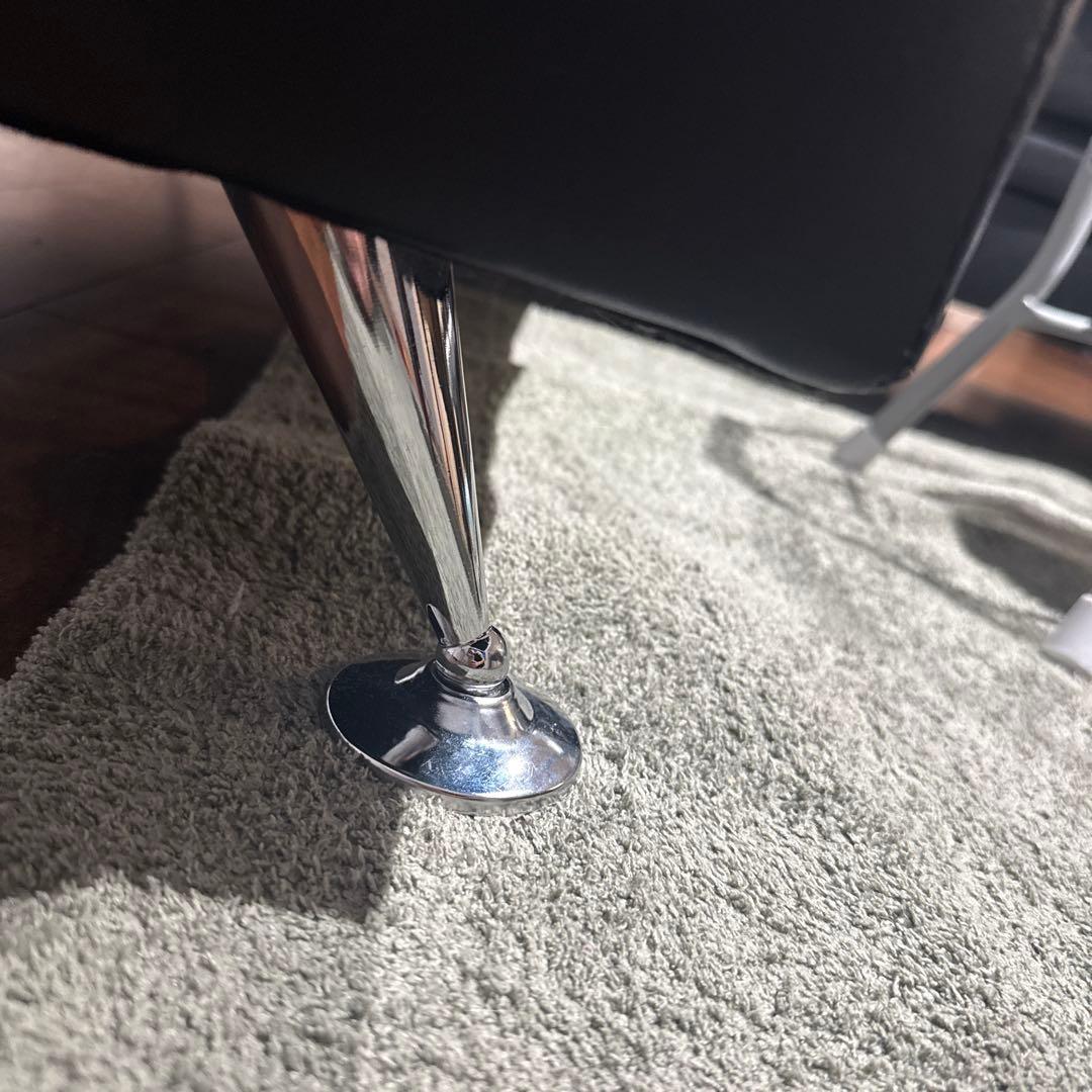 【すんのけし】ブラック コーナーソファ ①