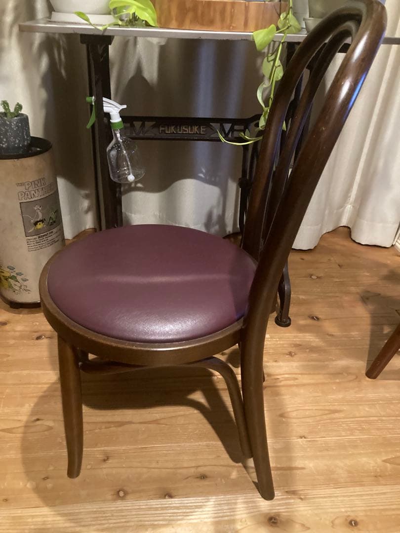昭和レトロ　秋田木工ベントウッドチェア　曲木ダイニングチェア①