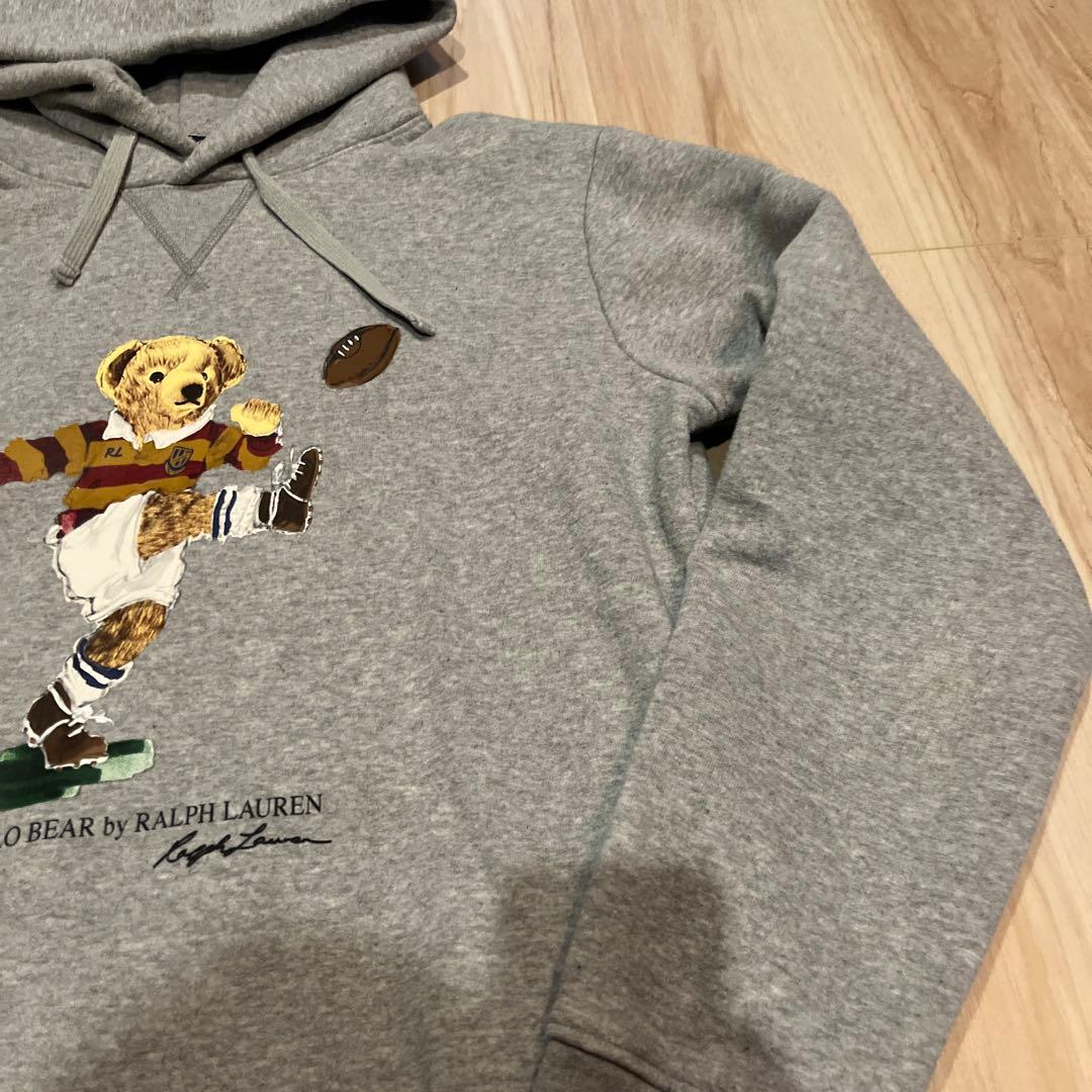 ✨大人気ロゴ✨ラルフローレン　パーカー　ポロベア　ロゴ　男女兼用　S