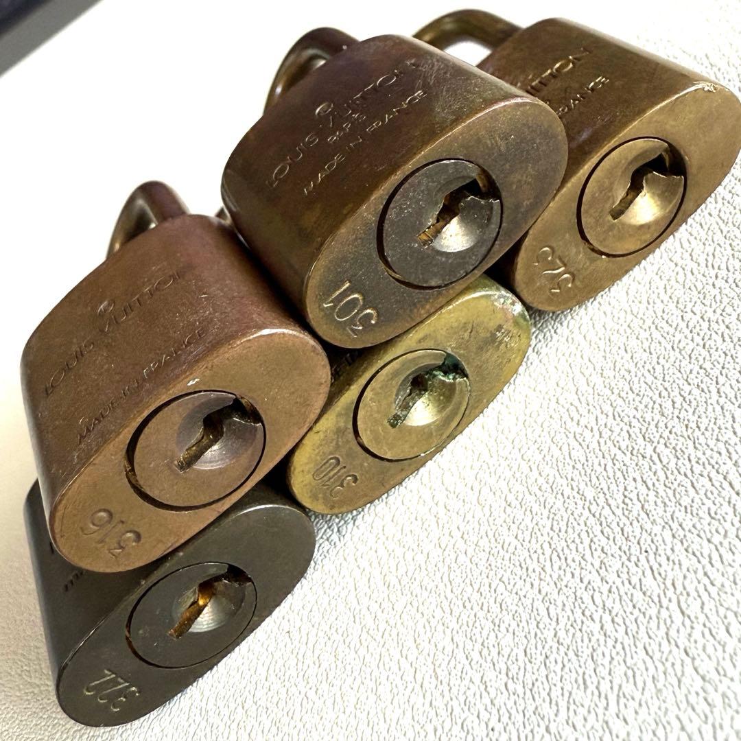 正規品 ルイヴィトン パドロック 南京錠 まとめ 10個セット 鍵なし