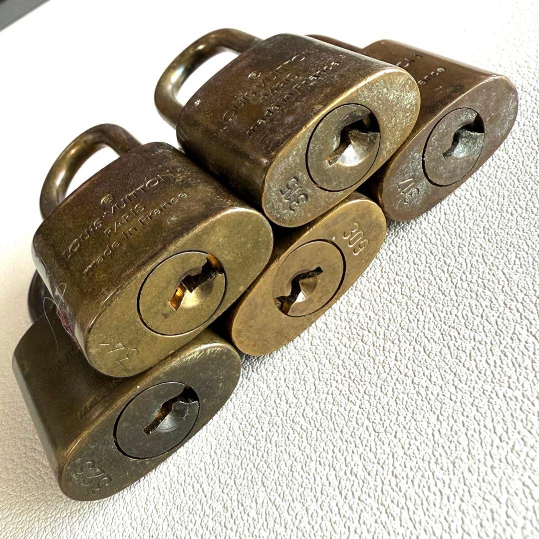 正規品 ルイヴィトン パドロック 南京錠 まとめ 10個セット 鍵なし