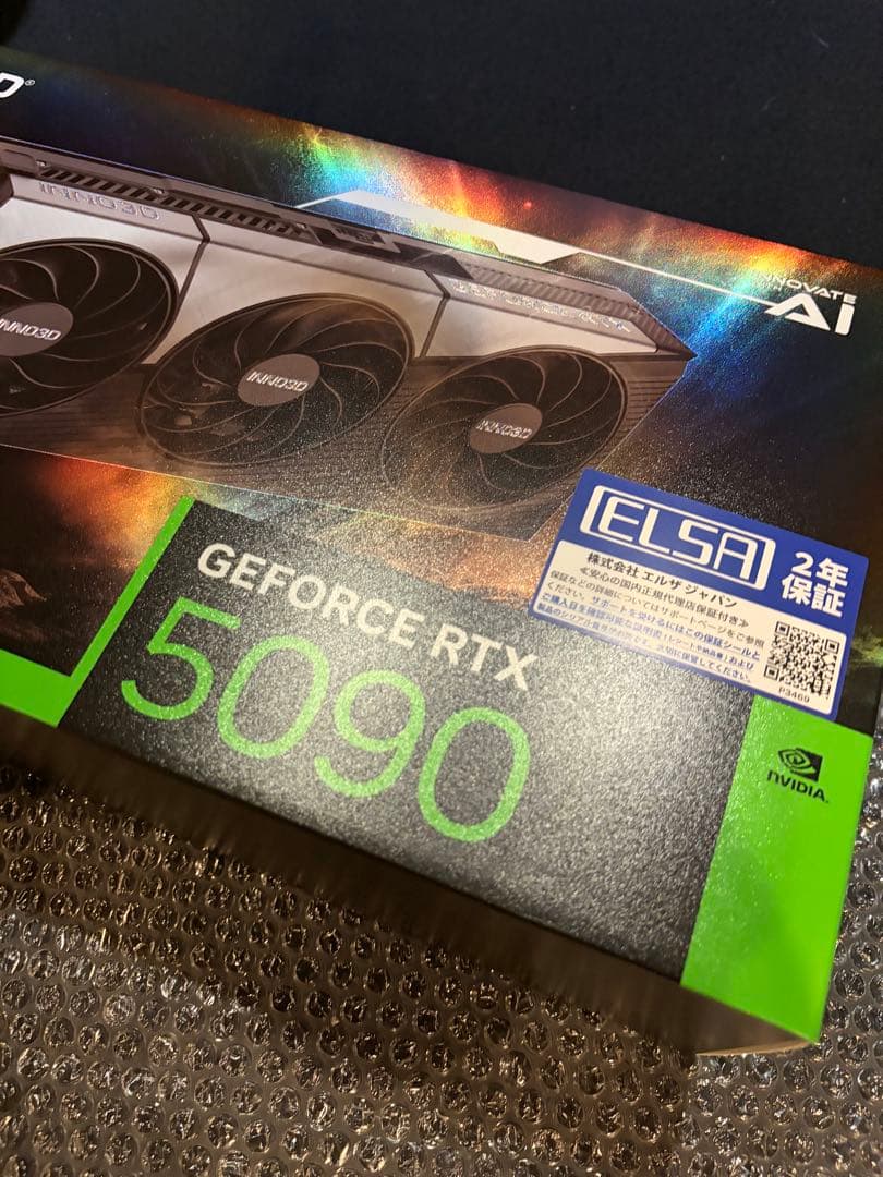 新品未開封 ELSA GeForce RTX 5090 X3 OC エルザ